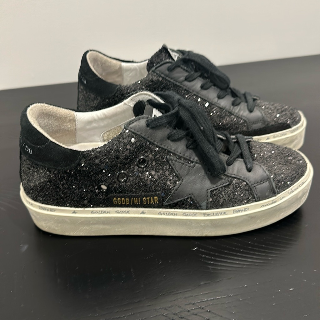 Like New Limited Edition Sparkle Golden Goose